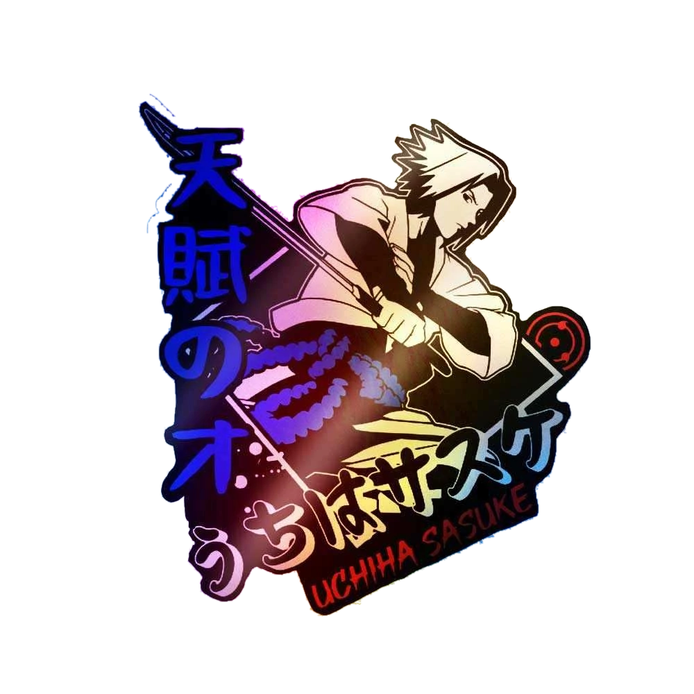Sasuke Uchiha Holographic Stickers
